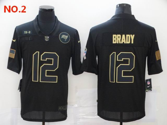 Men's Tampa Bay Buccaneers #12 Tom Brady Jesey NO.2;